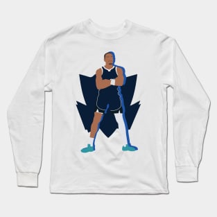 PJ Washington Iconic Pose Dallas Mavericks Collage Long Sleeve T-Shirt